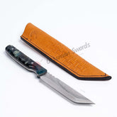 Tanto Blade Knife Epoxy Handle (2)